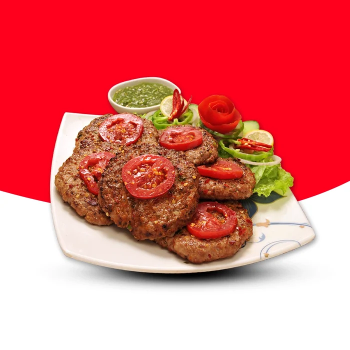 Chickish Chicken Chapli Kabab Family Pack 500gm 8 Pieces - Chickish