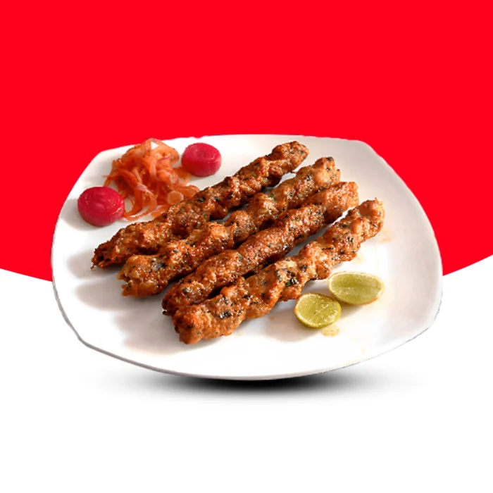 Chickish Chicken Seekh Kabab 500mg 12Pieces (Ready To Cook) - Chickish